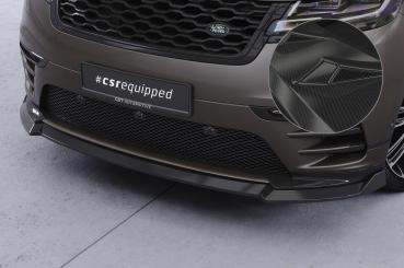 CSR Frontspoiler | Cup-Spoilerlippe mit ABE für Land Rover Range Rover Velar (L560) CSL760-C Carbon Look Hochglanz (keine Lackierung erforderlich)