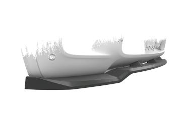 CSR Frontspoiler | Cup-Spoilerlippe mit ABE für BMW X5 E70 CSL764-C Carbon Look Hochglanz (keine Lackierung erforderlich)