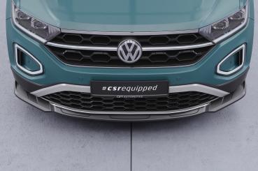 CSR Frontspoiler | Cup-Spoilerlippe mit ABE für VW T-Roc (A1) Facelift CSL766-S strukturiert schwarz matt (keine Lackierung erforderlich)