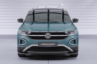 CSR Frontspoiler | Cup-Spoilerlippe mit ABE für VW T-Roc (A1) Facelift CSL766-S strukturiert schwarz matt (keine Lackierung erforderlich)