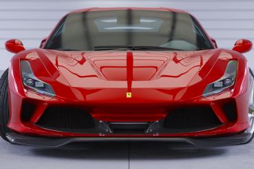 CSR Frontspoiler | Cup-Spoilerlippe mit ABE für Ferrari F8 Tributo / Spider CSL767-S strukturiert schwarz matt (keine Lackierung erforderlich)