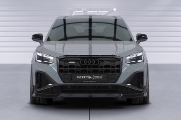 CSR Frontspoiler | Cup-Spoilerlippe mit ABE für Audi Q2 (Typ GA) S-Line CSL771-L Lackierung erforderlich (unlackiert roh)