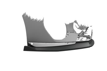 CSR Frontspoiler | Cup-Spoilerlippe mit ABE für Peugeot 308 (P51) GT CSL772-G Glossy schwarz Hochglanz (keine Lackierung erforderlich)