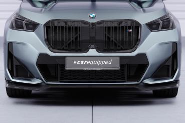 CSR Frontspoiler | Cup-Spoilerlippe mit ABE für BMW X1 U11 M-Paket CSL777-S strukturiert schwarz matt (keine Lackierung erforderlich)