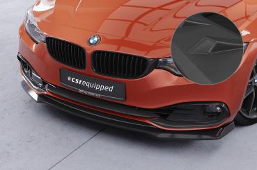 CSR Frontspoiler | Cup-Spoilerlippe mit ABE für BMW 4er F36 Gran Coupe CSL781-L Lackierung erforderlich (unlackiert roh)