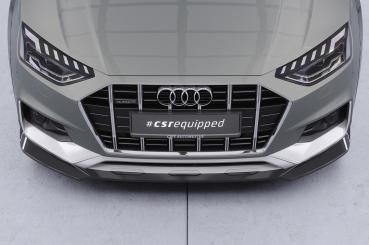 CSR Frontspoiler | Cup-Spoilerlippe mit ABE für Audi A4 B9 (Typ 8W) Allroad CSL783-C Carbon Look Hochglanz (keine Lackierung erforderlich)