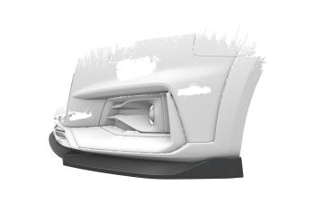 CSR Frontspoiler | Cup-Spoilerlippe mit ABE für Audi A4 B9 (Typ 8W) Allroad CSL783-C Carbon Look Hochglanz (keine Lackierung erforderlich)
