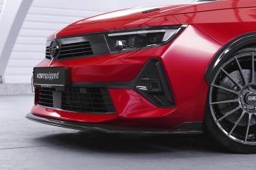 CSR Frontspoiler | Cup-Spoilerlippe mit ABE für Opel Astra L CSL785-G Glossy schwarz Hochglanz (keine Lackierung erforderlich)