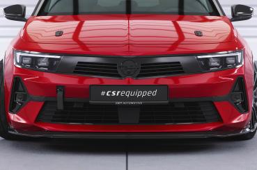 CSR Frontspoiler | Cup-Spoilerlippe mit ABE für Opel Astra L CSL785-G Glossy schwarz Hochglanz (keine Lackierung erforderlich)