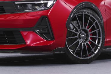 CSR Frontspoiler | Cup-Spoilerlippe mit ABE für Opel Astra L CSL787-C Carbon Look Hochglanz (keine Lackierung erforderlich)
