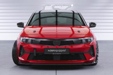CSR Frontspoiler | Cup-Spoilerlippe mit ABE für Opel Astra L CSL787-C Carbon Look Hochglanz (keine Lackierung erforderlich)