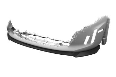 CSR Frontspoiler | Cup-Spoilerlippe mit ABE für Nissan 370Z (Z34) CSL788-S strukturiert schwarz matt (keine Lackierung erforderlich)