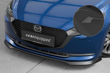 CSR Frontspoiler | Cup-Spoilerlippe mit ABE für Mazda 2 (Typ DJ) CSL789-S strukturiert schwarz matt (keine Lackierung erforderlich)