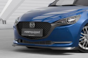 CSR Frontspoiler | Cup-Spoilerlippe mit ABE für Mazda 2 (Typ DJ) CSL789-C Carbon Look Hochglanz (keine Lackierung erforderlich)