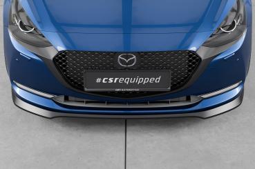 CSR Frontspoiler | Cup-Spoilerlippe mit ABE für Mazda 2 (Typ DJ) CSL789-C Carbon Look Hochglanz (keine Lackierung erforderlich)
