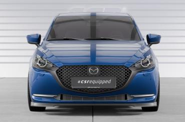 CSR Frontspoiler | Cup-Spoilerlippe mit ABE für Mazda 2 (Typ DJ) CSL789-C Carbon Look Hochglanz (keine Lackierung erforderlich)