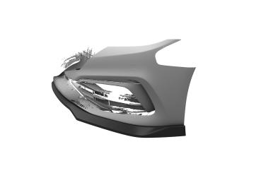 CSR Frontspoiler | Cup-Spoilerlippe mit ABE für BMW 5er G30 / G31 CSL791-C Carbon Look Hochglanz (keine Lackierung erforderlich)