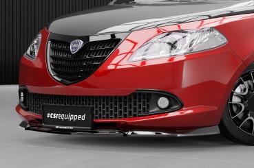 CSR Frontspoiler | Cup-Spoilerlippe mit ABE für Lancia Ypsilon (846) CSL792-G Glossy schwarz Hochglanz (keine Lackierung erforderlich)