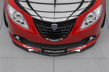 CSR Frontspoiler | Cup-Spoilerlippe mit ABE für Lancia Ypsilon (846) CSL792-G Glossy schwarz Hochglanz (keine Lackierung erforderlich)
