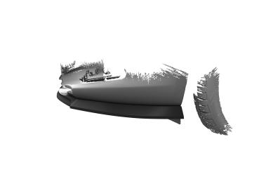 CSR Frontspoiler | Cup-Spoilerlippe mit ABE für Lancia Ypsilon (846) CSL792-G Glossy schwarz Hochglanz (keine Lackierung erforderlich)