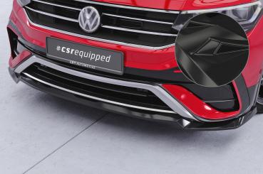 CSR Frontspoiler | Cup-Spoilerlippe mit ABE für VW Tiguan 2 (Typ AD) Allspace CSL793-G Glossy schwarz Hochglanz (keine Lackierung erforderlich)
