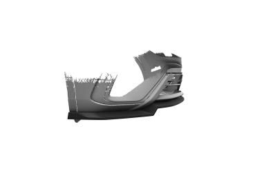 CSR Frontspoiler | Cup-Spoilerlippe mit ABE für VW Tiguan 2 (Typ AD) Allspace CSL793-C Carbon Look Hochglanz (keine Lackierung erforderlich)