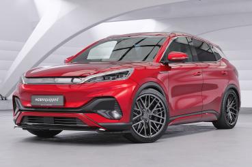 CSR Frontspoiler | Cup-Spoilerlippe mit ABE für BYD Atto 3 CSL794-C Carbon Look Hochglanz (keine Lackierung erforderlich)