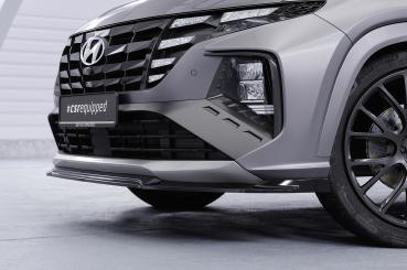 CSR Frontspoiler | Cup-Spoilerlippe mit ABE für Hyundai Tucson 4 (NX4) N-Line CSL795-G Glossy schwarz Hochglanz (keine Lackierung erforderlich)