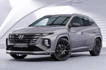 CSR Frontspoiler | Cup-Spoilerlippe mit ABE für Hyundai Tucson 4 (NX4) N-Line CSL795-G Glossy schwarz Hochglanz (keine Lackierung erforderlich)
