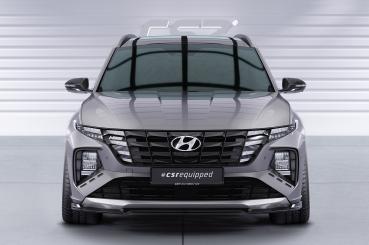 CSR Frontspoiler | Cup-Spoilerlippe mit ABE für Hyundai Tucson 4 (NX4) N-Line CSL795-G Glossy schwarz Hochglanz (keine Lackierung erforderlich)