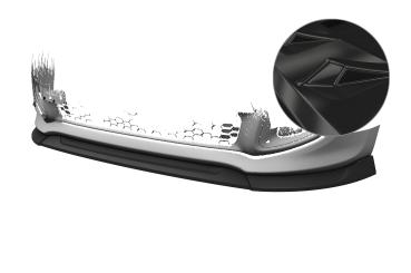 CSR Frontspoiler | Cup-Spoilerlippe mit ABE für Kia Picanto (TA) Sport CSL800-G Glossy schwarz Hochglanz (keine Lackierung erforderlich)