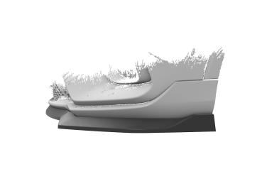 CSR Frontspoiler | Cup-Spoilerlippe mit ABE für MG ZS CSL801-L Lackierung erforderlich (unlackiert roh)