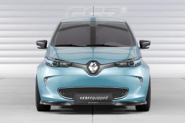 CSR Frontspoiler | Cup-Spoilerlippe mit ABE für Renault Zoe CSL806-S strukturiert schwarz matt (keine Lackierung erforderlich)