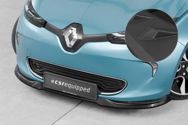 CSR Frontspoiler | Cup-Spoilerlippe mit ABE für Renault Zoe CSL806-L Lackierung erforderlich (unlackiert roh)