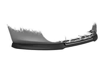 CSR Frontspoiler | Cup-Spoilerlippe mit ABE für Renault Zoe CSL806-S strukturiert schwarz matt (keine Lackierung erforderlich)