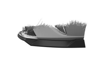 CSR Frontspoiler | Cup-Spoilerlippe mit ABE für MG 5 EV CSL807-L Lackierung erforderlich (unlackiert roh)