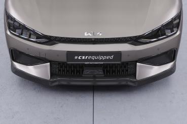 CSR Frontspoiler | Cup-Spoilerlippe mit ABE für Kia EV6 GT / GT-Line CSL814-S strukturiert schwarz matt (keine Lackierung erforderlich)