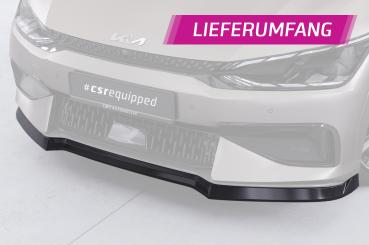 CSR Frontspoiler | Cup-Spoilerlippe mit ABE für Kia EV6 GT / GT-Line CSL814-S strukturiert schwarz matt (keine Lackierung erforderlich)
