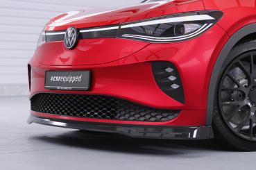 CSR Frontspoiler | Cup-Spoilerlippe mit ABE für VW ID.5 GTX CSL815-C Carbon Look Hochglanz (keine Lackierung erforderlich)