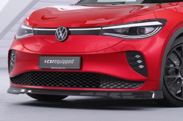 CSR Frontspoiler | Cup-Spoilerlippe mit ABE für VW ID.5 GTX CSL815-C Carbon Look Hochglanz (keine Lackierung erforderlich)