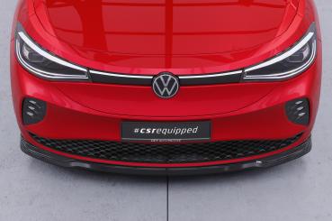 CSR Frontspoiler | Cup-Spoilerlippe mit ABE für VW ID.5 GTX CSL815-C Carbon Look Hochglanz (keine Lackierung erforderlich)