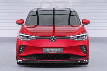 CSR Frontspoiler | Cup-Spoilerlippe mit ABE für VW ID.5 GTX CSL815-C Carbon Look Hochglanz (keine Lackierung erforderlich)