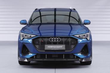 CSR Frontspoiler | Cup-Spoilerlippe mit ABE für Audi e-tron GE CSL817-G Glossy schwarz Hochglanz (keine Lackierung erforderlich)