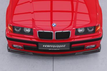 CSR Frontspoiler | Cup-Spoilerlippe mit ABE für BMW 3er E36 Compact CSL818-L Lackierung erforderlich (unlackiert roh)