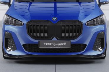 CSR Frontspoiler | Cup-Spoilerlippe mit ABE für BMW 2er U06 Active Tourer CSL821-G Glossy schwarz Hochglanz (keine Lackierung erforderlich)