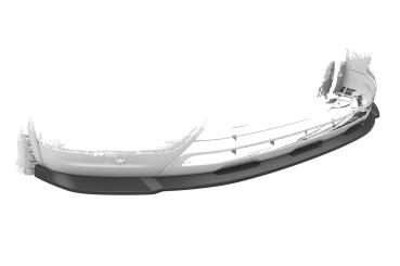 CSR Frontspoiler | Cup-Spoilerlippe mit ABE für Renault Koleos (2. Gen) CSL823-G Glossy schwarz Hochglanz (keine Lackierung erforderlich)