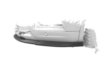 CSR Frontspoiler | Cup-Spoilerlippe mit ABE für Renault Koleos (2. Gen) CSL823-G Glossy schwarz Hochglanz (keine Lackierung erforderlich)