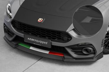 CSR Frontspoiler | Cup-Spoilerlippe mit ABE für Fiat Abarth 124 Spider CSL824-S strukturiert schwarz matt (keine Lackierung erforderlich)