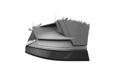 CSR Frontspoiler | Cup-Spoilerlippe mit ABE für MG Mulan / 4 CSL826-G Glossy schwarz Hochglanz (keine Lackierung erforderlich)