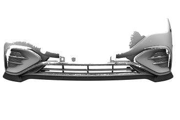 CSR Frontspoiler | Cup-Spoilerlippe mit ABE für Mercedes-Benz EQE V295 AMG / AMG-Line CSL828-G Glossy schwarz Hochglanz (keine Lackierung erforderlich)